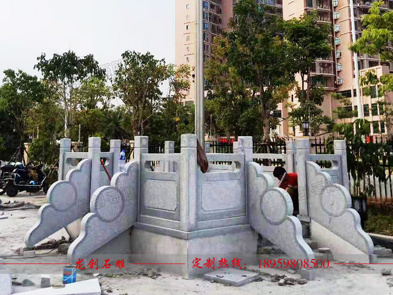 洛江實驗小學(xué)旗臺欄桿制作安裝